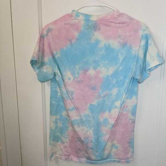 AC/DC tie dye band Tee with v neck - Picture 4 of 4